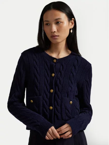 Polo Ralph Lauren Kardigan Tamnoplava Regular Fit plava