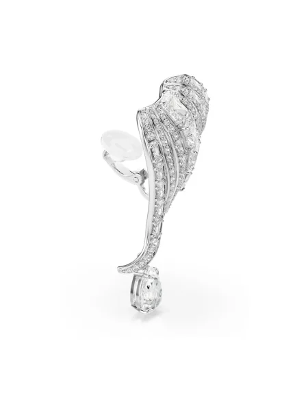 Kolczyki Swarovski szare