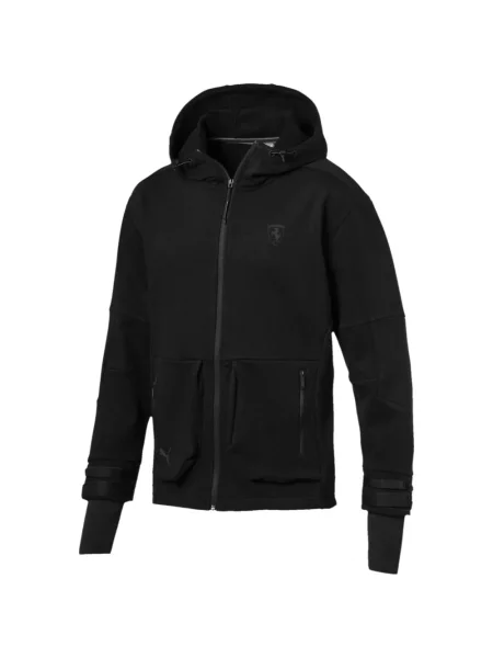 Geacă Puma cu glugă negru