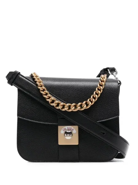 Geantă de mână Maison Margiela din piele negru