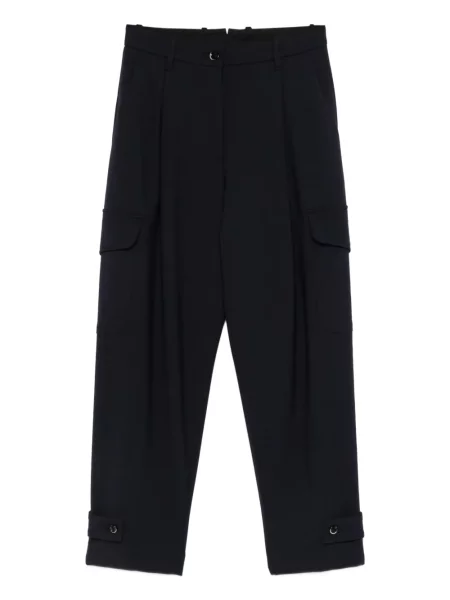 Spodnie cargo Nine In The Morning plisowane niebieskie