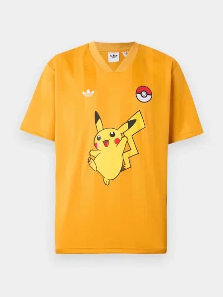 ADIDAS ORIGINALS Tricou POKE galben / galben închis / roșu alb