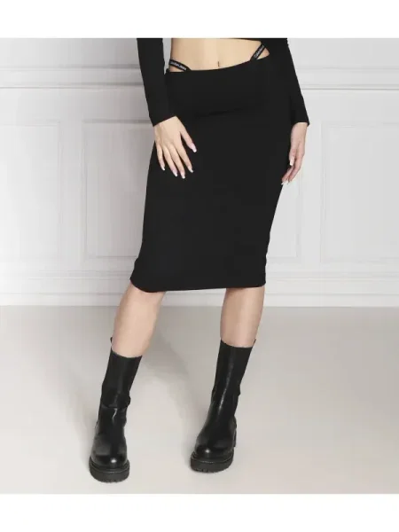 Calvin Klein Jeans Fustă negru