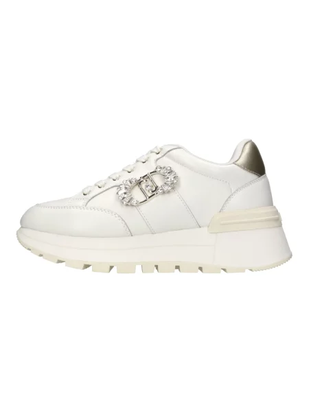 Sneakersy Liu Jo skórzane beżowe