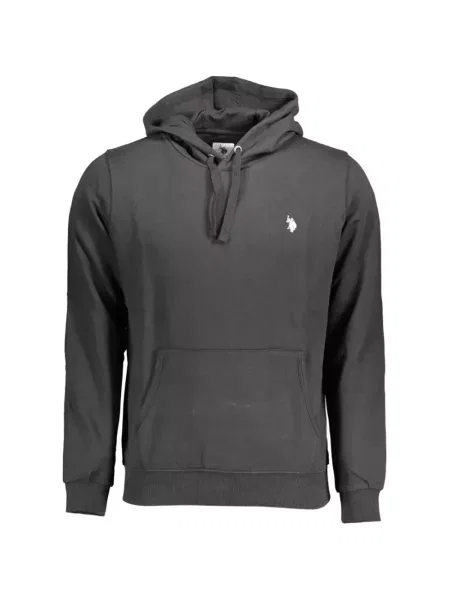 Hanorac cu glugă U.s. Polo Assn. cu broderie gri