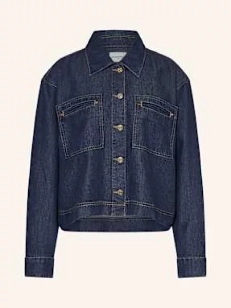 Claudie Pierlot Bluzka Jeansowa blau granatowa