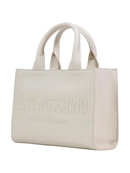 Kabelka LOVE MOSCHINO Écru béžová