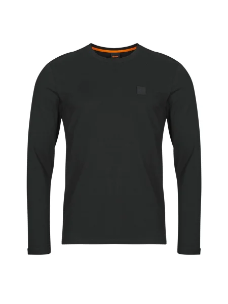Hosszú ujjú póló Boss fekete