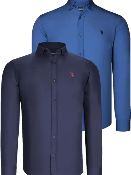 Риза Dewberry синьо