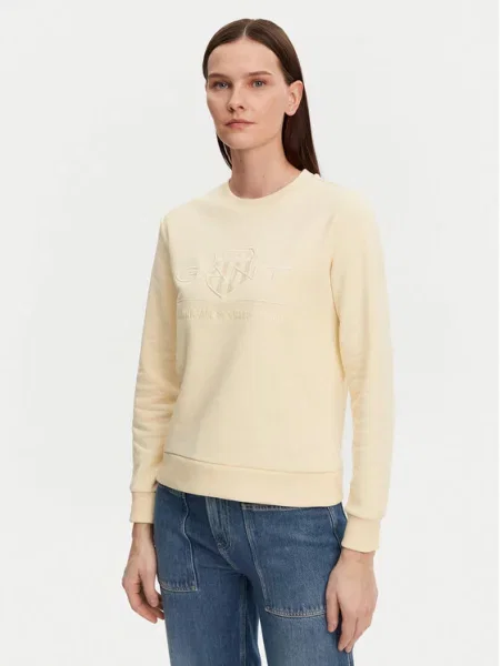 Gant Bluza Tonal Archive Shield beżowy