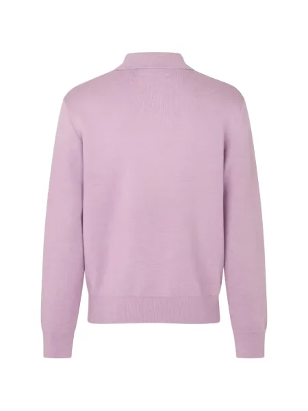 Lung tricou polo Samsøe Samsøe violet