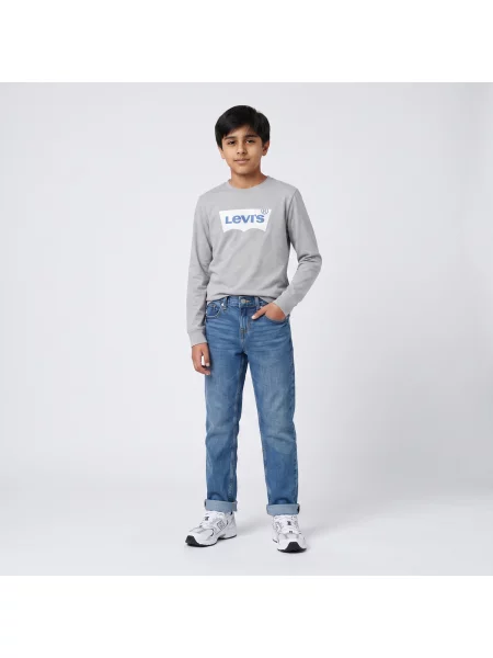 Blugi drepți copii Levi's® albastru