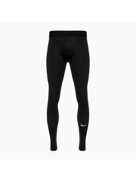 Tréninkové legíny Nike Pro Warm black/white bílé
