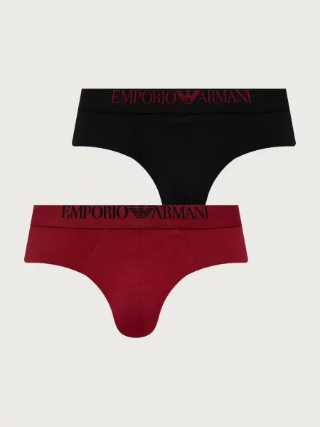 Emporio Armani Underwear slipy pánske s elastanom čierna