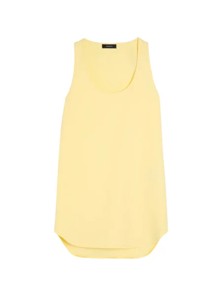 Top Wardrobe.nyc fără mâneci galben