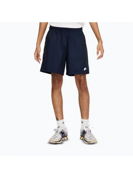 Pantaloni scurți pentru bărbați Nike Club Woven Flow obsidian/white alb