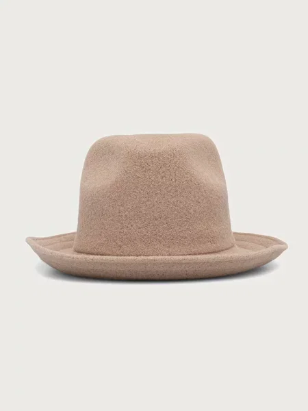 Kangol kalap gyapjúval WOOL SHAPEABLE MAVERICK bézs