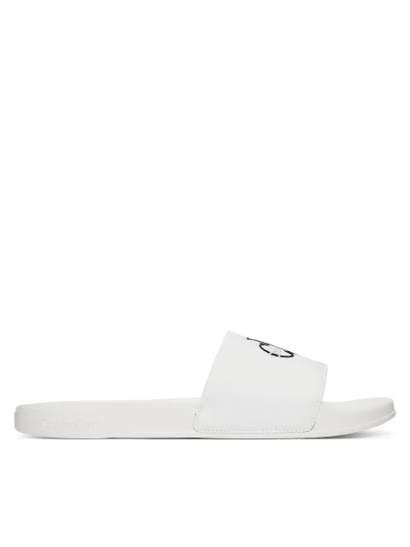Șlapi Calvin Klein alb