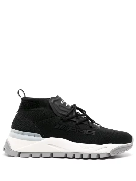 Sneakerși Santoni negru