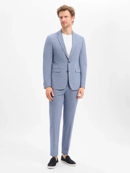 Finshley & Harding garnitur Mężczyźni Modern Fit 25 niebieski