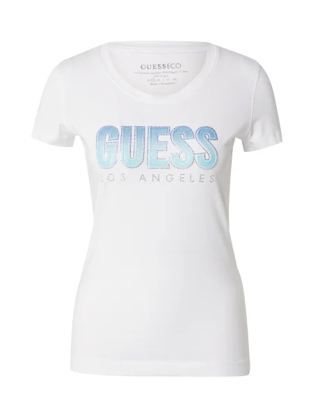Guess Tricou alb