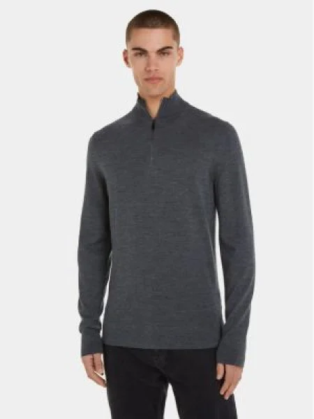 Calvin Klein Пуловер сив