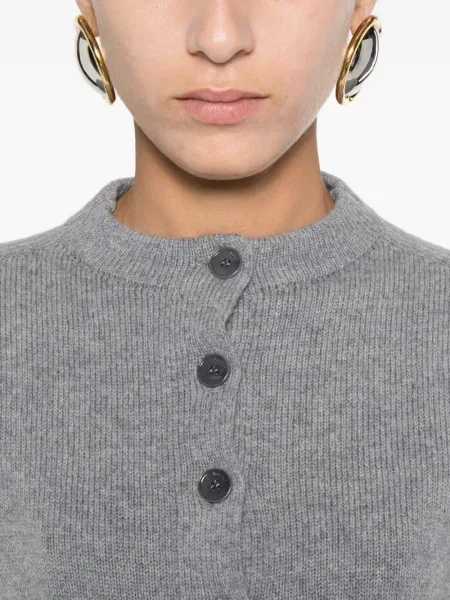 Cardigan Ba&sh cu volane gri