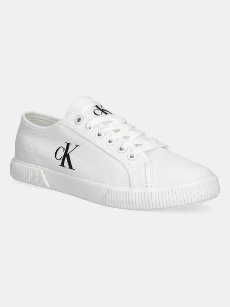 Trampki Calvin Klein Ess Vulc Low Cv Mg Wn triple bright white białe