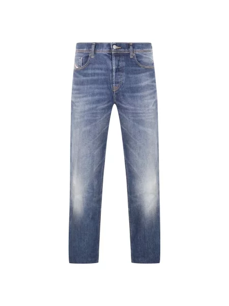 Jeansy Diesel z 5 kieszeniami niebieskie