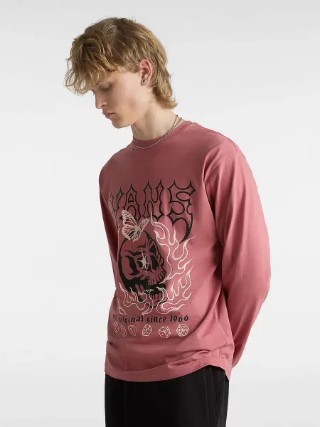 Лонгслив Vans бордовый