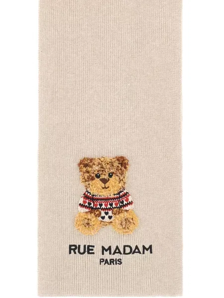 Ursuleț de pluș fular Rue Madam Paris cu broderie