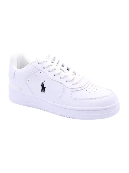 Sneakersy Ralph Lauren Court skórzane białe