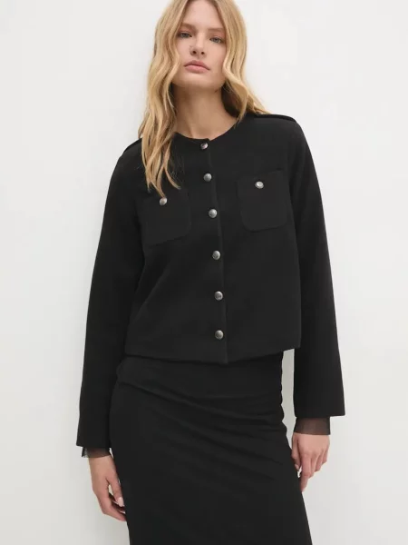Яке Answear Lab преходен модел черно