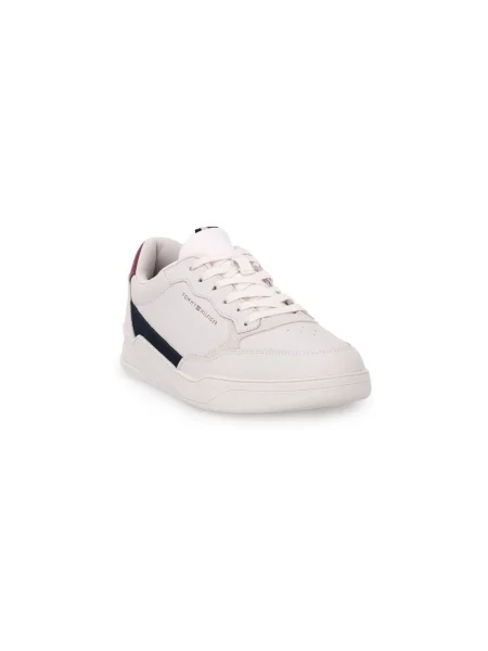 Bőr félcipo Tommy Hilfiger fehér