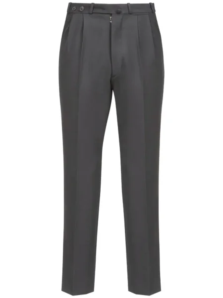 Pantaloni Maison Margiela de lână gri