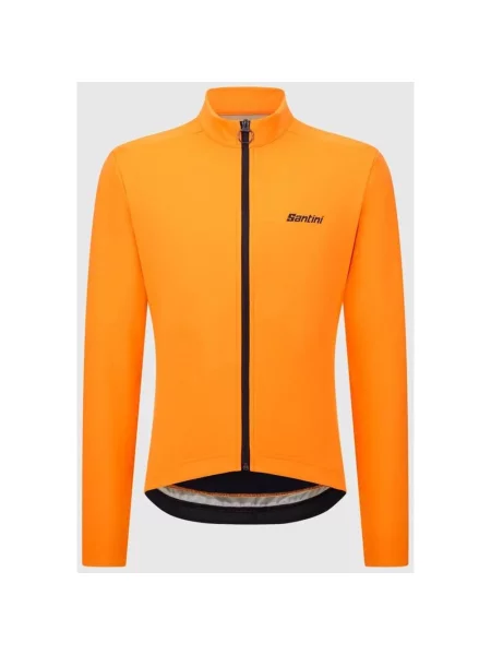 Kurtka przeciwdeszczowa Santini Shield Core Winter żywy Slim Fit XXS pomarańczowy