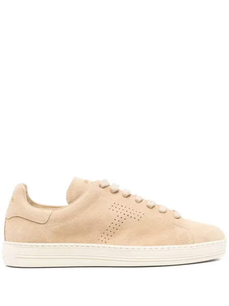 Sneakerși Tom Ford din piele de căprioară