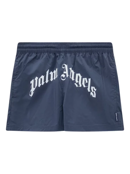 Kąpielówki dziecięce Palm Angels niebieskie