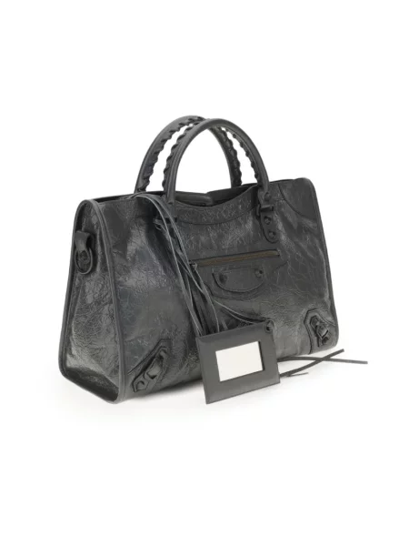 Torebka Balenciaga skórzana szara