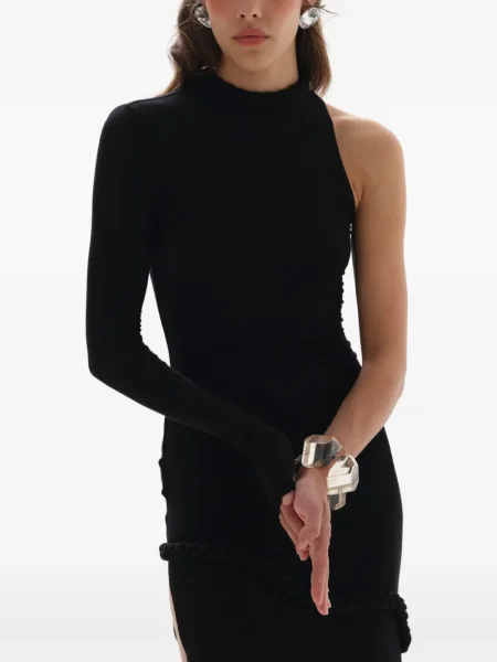 Rochie maxi Manuri de costum negru