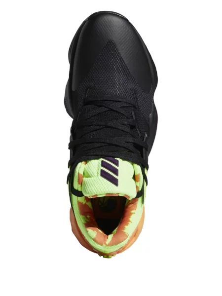 Top Adidas alergare cu decolteu în V alb