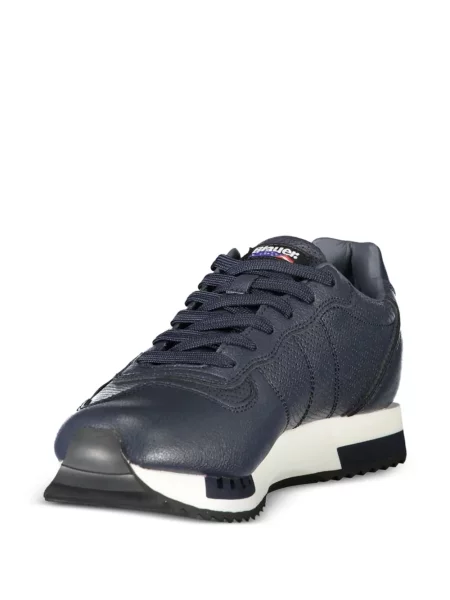 Sneakerși Blauer din piele albastru
