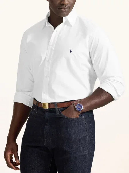 Polo Ralph Lauren Big & Tall Košile Classic Fit bílá