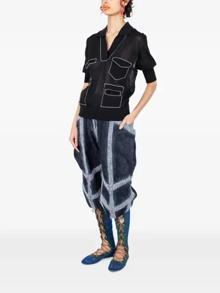 Koszulka polo Kiko Kostadinov czarna