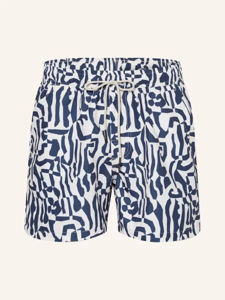 Oas Koupací Šortky Marbling modrá/ krémová modrý