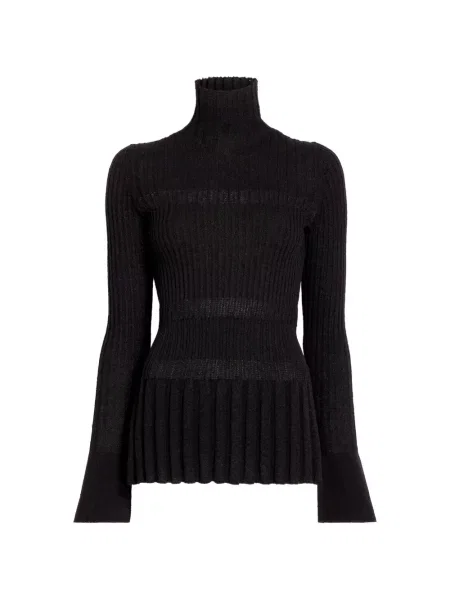 Top Proenza Schouler de lână negru