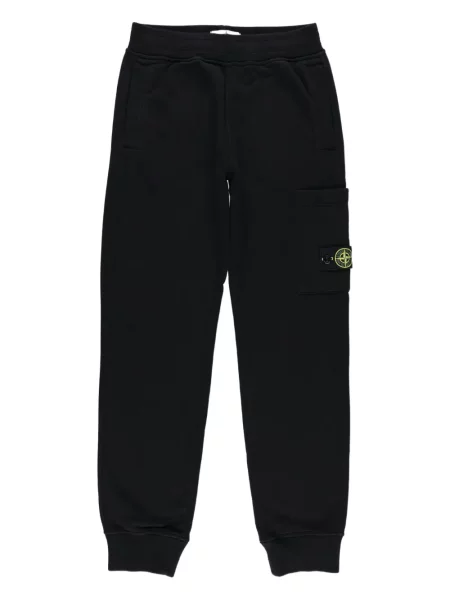 Spodnie dziecięce Stone Island czarne