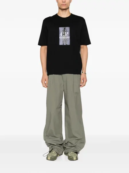Tricou C.p. Company cu imagine negru