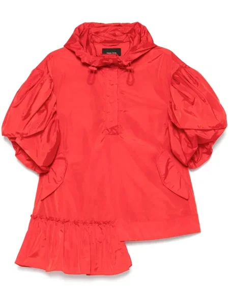 Bluza z kapturem Simone Rocha czerwona