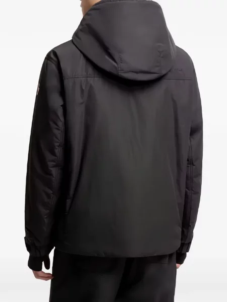 Geacă Moncler Grenoble cu glugă negru